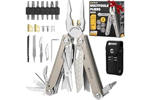 BIBURY Multitool Pliers Pro with Titanium Alloy Handle