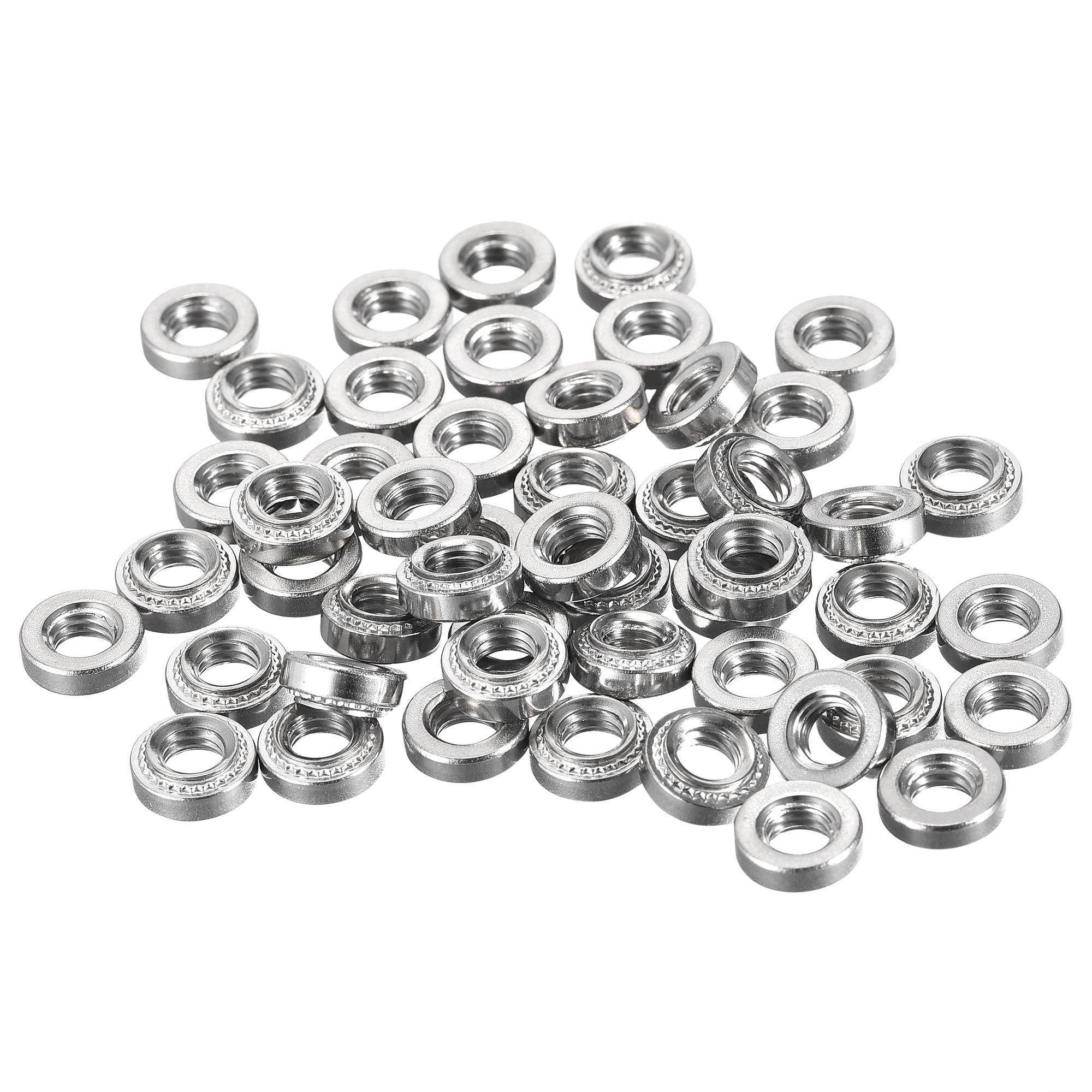 uxcell Self -Clinching Nuts,#10-32 x 0.14-Inch