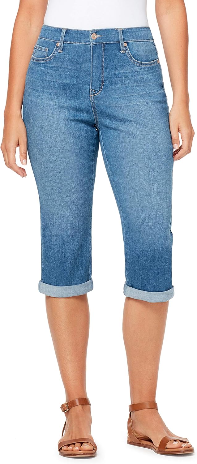 Gloria Vanderbilt Women's Rail Straight Capri at Amazon Women’s