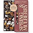 Spring & Mulberry Dark Chocolate Bars – Healthy Chocolate, Date-Sweetened - Mulberry Fennel 3 Pack