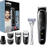 Braun MGK3 7-in-1 Rechargeable Trimmer with 13 Lengths 0.5-21mm Kit