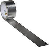 Duck Tape Solid Colours Silver Chrome 48mm x 9.1m Brand Duck view 2