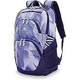 High Sierra Swoop SG Backpack, Travel or Work Laptop Bookbag with Drop Protection Pocket, and Tablet Sleeve, One Size, Purple Marble Swirl