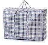 VIROSA Extra Large Laundry Bags Pack of 3 80cm x 60cm Red Black Blue view 3