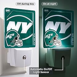 YouTheFan NFL New York Jets Logo Series Nite Light