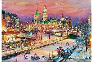 Ravensburger Ottawa Winterlude Festival 1000 Piece Jigsaw Puzzle for Adults - 12000687 - Handcrafted Tooling, Made in Germany