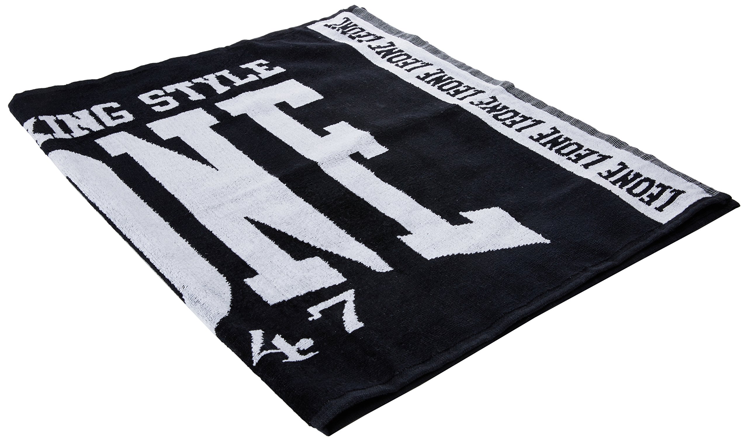 LEONE 1947, Ring Towel, Unisex Adult, Black, Taglia Unica, AC914