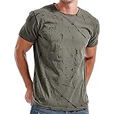 KLIEGOU Mens Hipster Hiphop Tees - Fashion Print T-Shirts