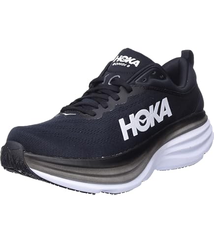 Amazon.com | HOKA Bondi 8 Mens Shoes Size 8, Color: Black White