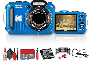 Kodak PIXPRO WPZ2 Digital Camera (Blue) | Waterproof, Shockproof & Dustproof Camera with 16MP Sensor, 1080p Video & 4X Optica