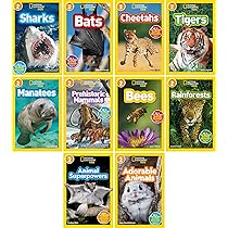 National Geographic Kids Readers, Level 2 Series, 10 Books