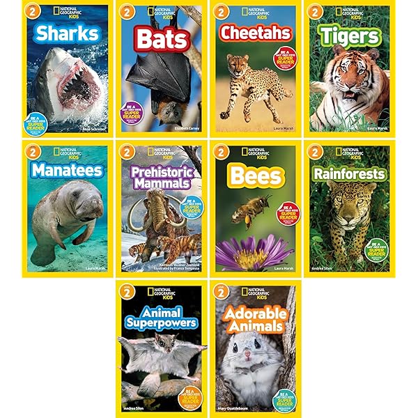 National Geographic Kids Readers 6 Book Set (National Geographic