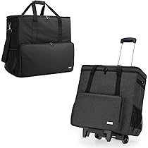 Amazon.com: CURMIO Desktop Computer Travel Bag, Rolling Desktop 