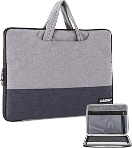 Case for Light Box, IMAGE Waterproof 14 Inch Bag Pouch Cover with Pockets Protective Sleeve Case for A4 Tracing Light Pad Light Box(Black)