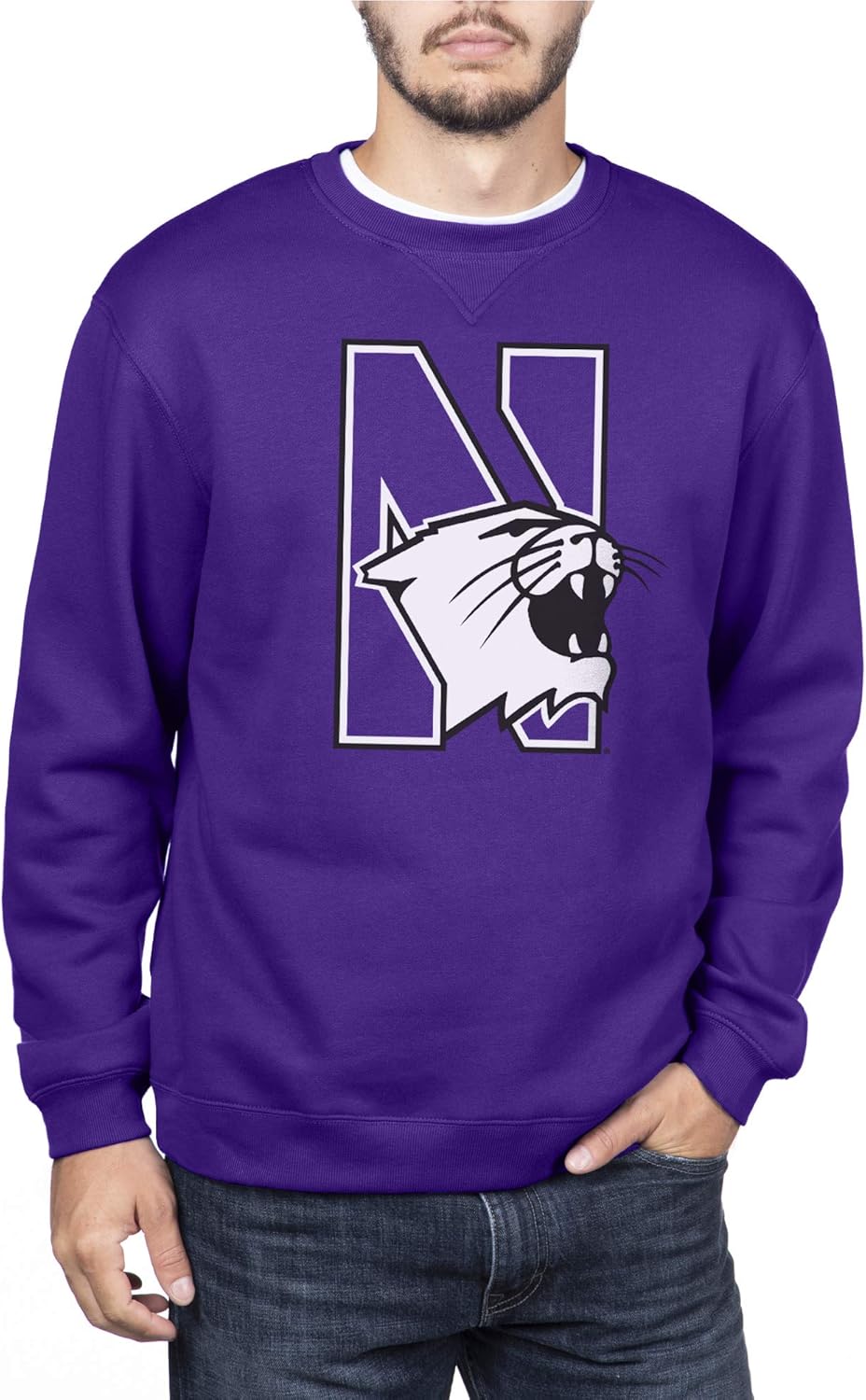 northwestern crew neck
