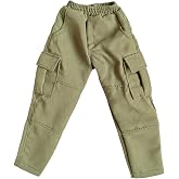 SSbeauty M 1/6 Custom Scale Cargo Pants for 12" Male Action Figure Doll Clothes Toy (Green)