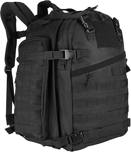 Amazon Co Jp Procase バックパック 46l 大容量リュックサック Molleシステム 多機能 3 5日間のアウトドアに対応 ブラック 家電 カメラ