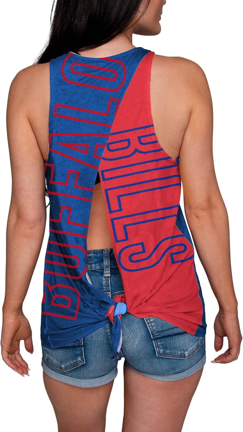 Amazon.com : FOCO Buffalo Bills NFL Womens Tie-Breaker Sleeveless Top - M : Sports & Outdoors