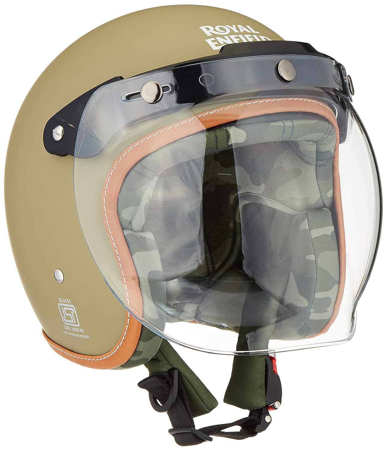 royal enfield half face helmet