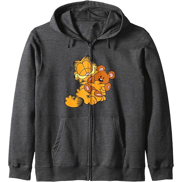 Sweat à Capuche Garfield NOT ALONE CLOTHING Noir - Taille Adulte S - Occasion Parfait État