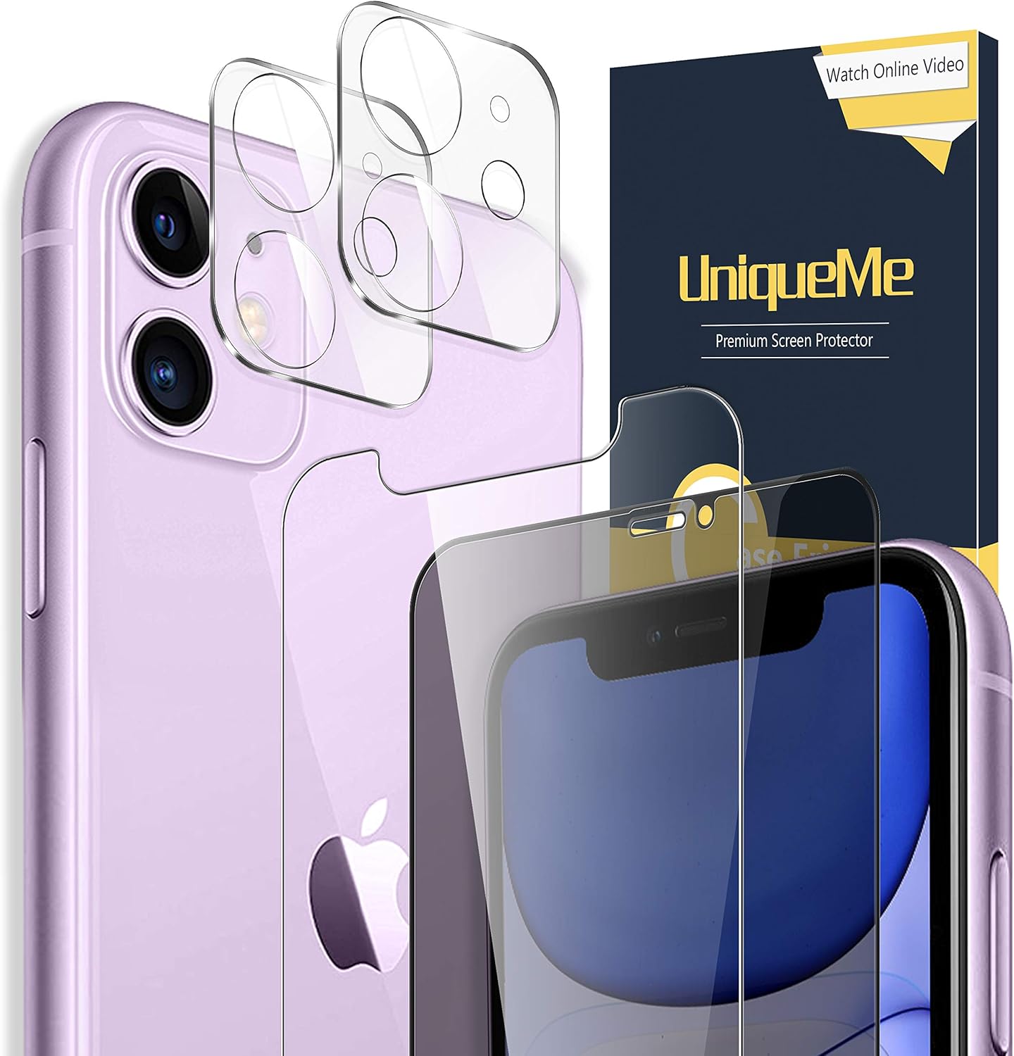 UniqueMe Privacy Screen Protector + Tempered Screen Amazon.co.uk