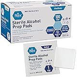 Medpride Alcohol Prep Pads| 100 Pack| Medical-Grade, Sterile, Individually-Wrapped, Isopropyl Cotton Swabs| Disposable, Mediu