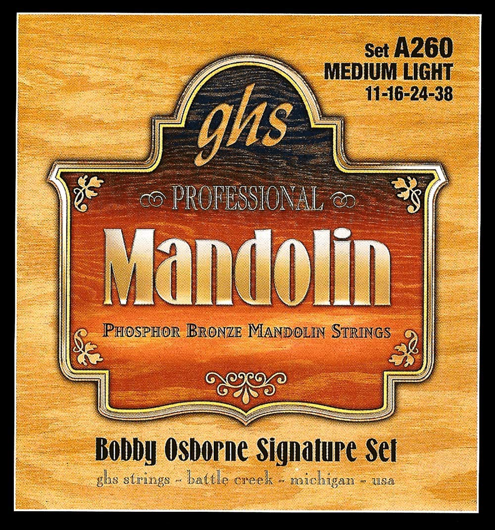 GHS A 260 Bobby OSB. Mandolin String Set Phosphor Bronze Light