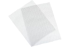 AggFencer 2Pcs 14x11 Inch 304 Stainless Steel Mesh, 5 Mesh Steel Mesh Hardware Cloth Screen, 74% Open Area Multipurpose Metal Screen for Vent, Filter Mesh, Garden, Window Screen, 36cmX28cm