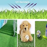 Tonchean Artificial Grass Roll 1x10m Realistic Faux Lawn Carpet UV Safe view 3