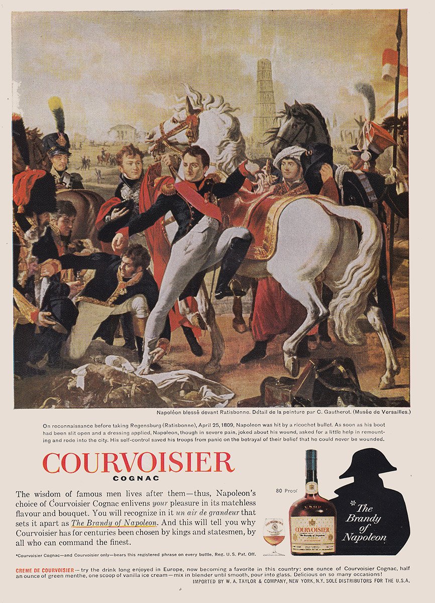 Image result for courvoisier, napoleon, advertising
