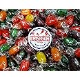 Assorted Fruit Barrels - 2 lbs Bulk Individually Wrapped Orange, Cherry, Apple, Lemon, Grape Fresh Sweet Hard Candy