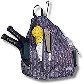 Ignite Motions Pickleball Bag for Men & Women Pickleball Backpack - Adjustable Sling Bag/Crossbody with Fence Hook