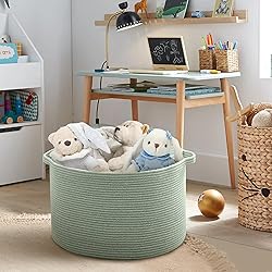 MEGASKET Extra Large Green Basket, 22" X 22" X