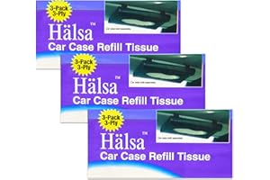 ARTIST UNKNOWN (Ship from USA) 3 Packs Halsa Car Refill Tissue For Tempo Visor Tissue Holder Total 9 Refills