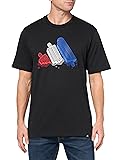adidas Men's Lounge Ice Graphic T-Shirt, Black
