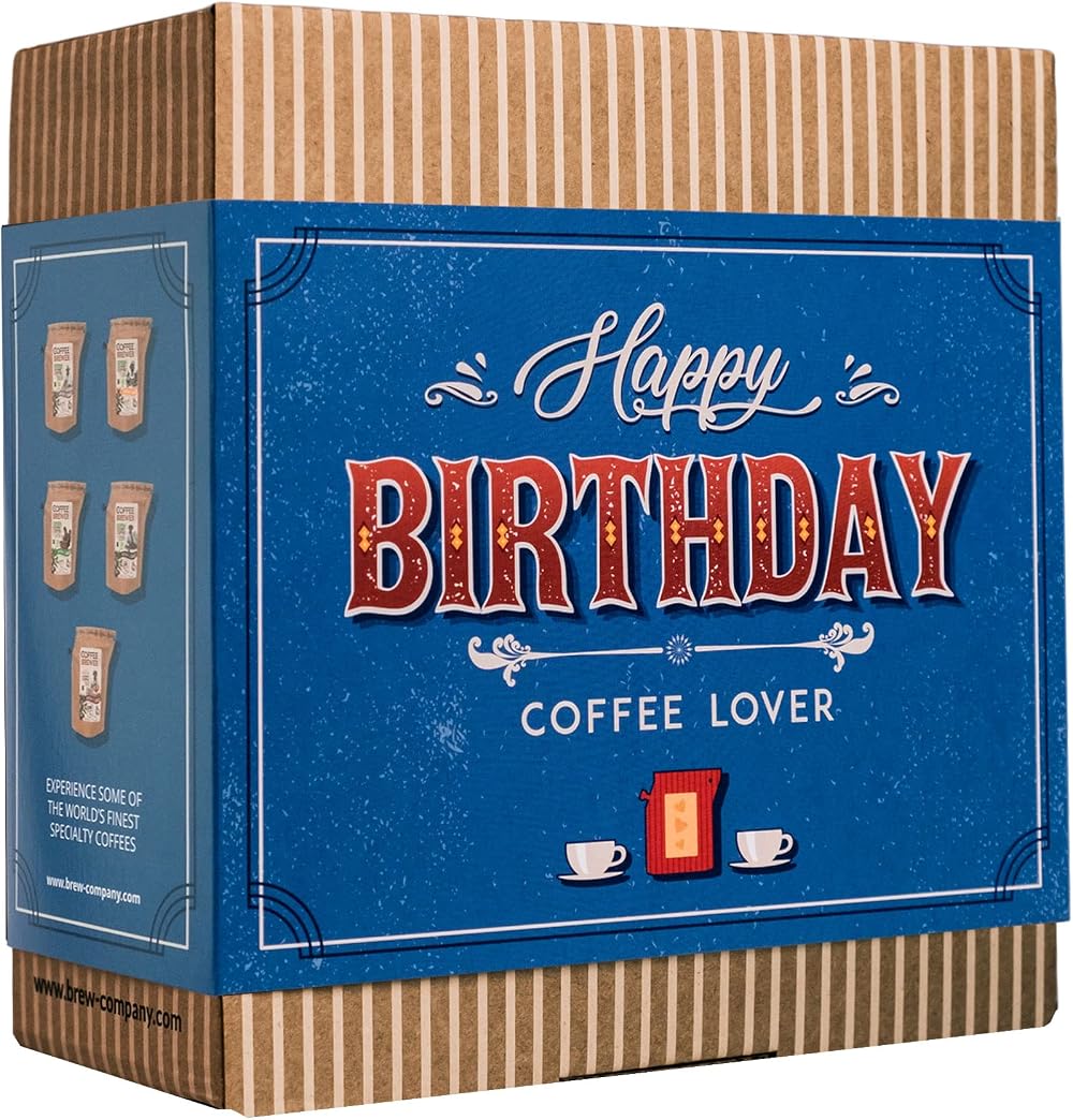 GROWER'S CUP Gourmet Birthday Coffee Gift Set – 7 Single Estate Coffees