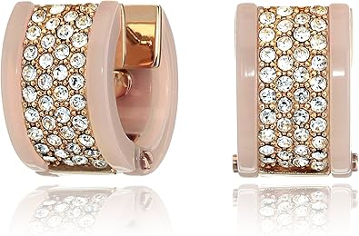 michael kors diamond hoop earrings