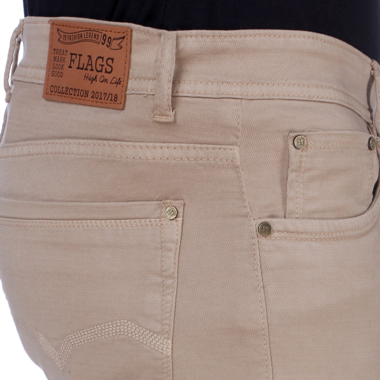 flags men's slim fit stretch jeans (985)