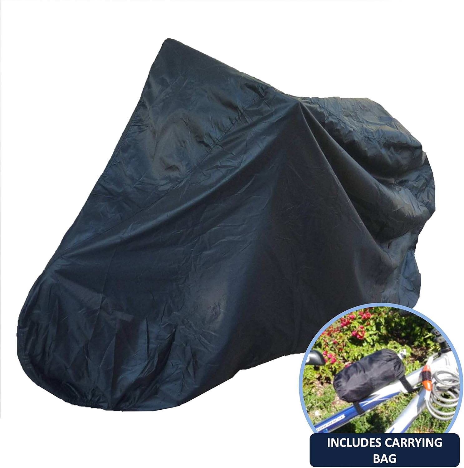 black bike cover