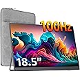 cocopar Portable Monitor 18.5 Inch 1080P FHD 100Hz 125% sRGB Travel Monitor with Speaker HDMI USB-C Second Screen for Laptop 