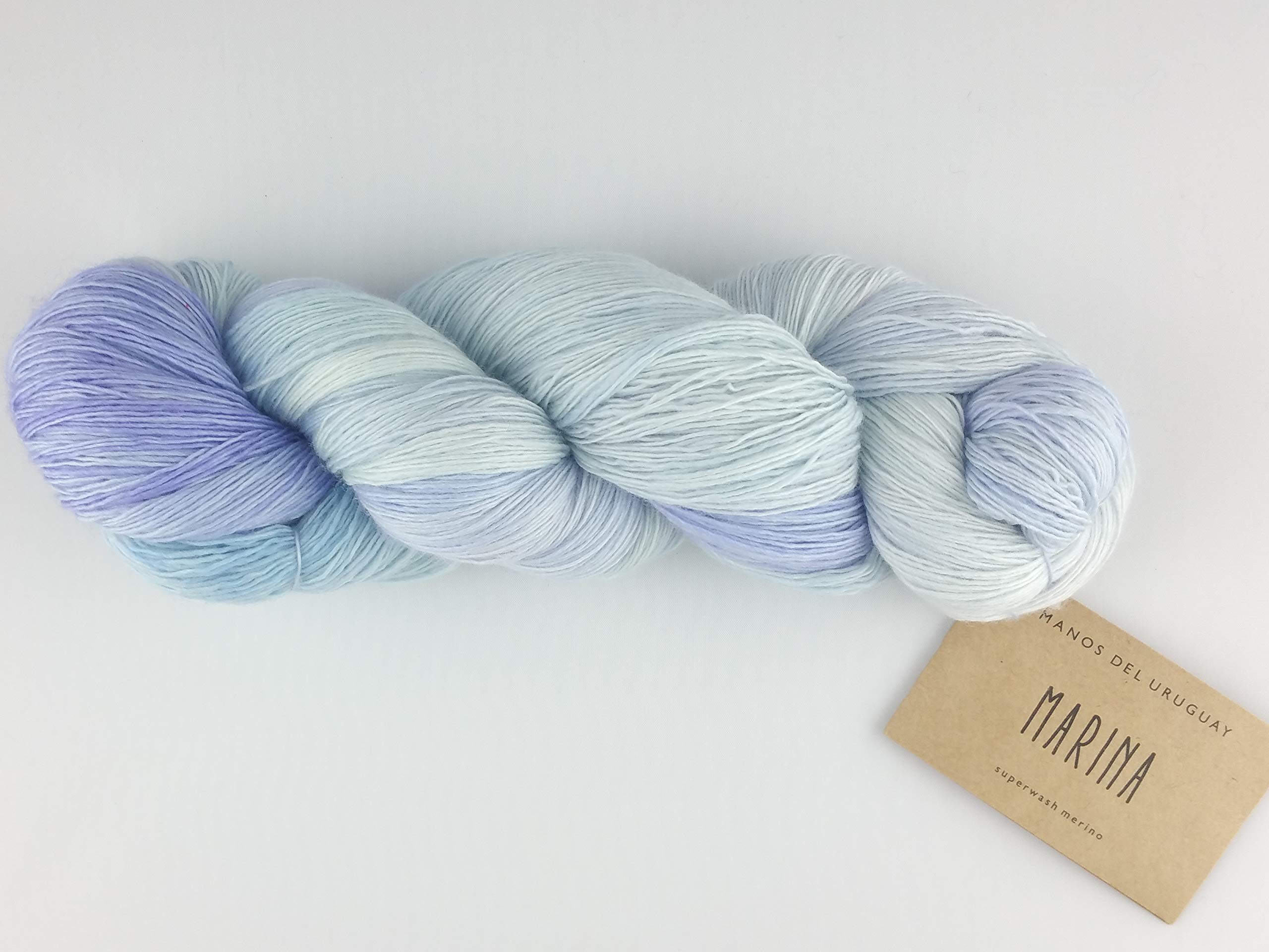 Manos Del Uruguay Marina N0036 Lavanda, 100g, Hand Dyed Lace Yarn