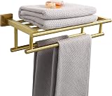 Sayayo Towel Rail Wall Mounted 16 inch SUS304 Brushed Gold EGZ8040-G