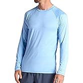 Gaiam Mens Everyday Basic Long Sleeve Crewneck Top, Standard Fit, Stretch Midweight Material