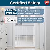 BabyDan No Trip Metal Stair Gate 72-78.5 cm White Danish Made view 7