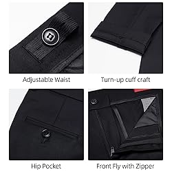 Marvelous World Suits Black Slim Fit Size 8 Formal