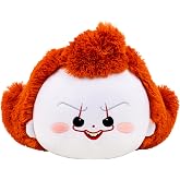 Jazwares Atamas by Russ 12-Inch Pennywise Plush - Iconic Character Heads - Super-Soft and Huggable - Official Plush