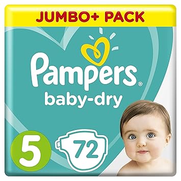 Pampers Baby Dry Gr.5 Junior 11-16kg Jumbo Plus Pack