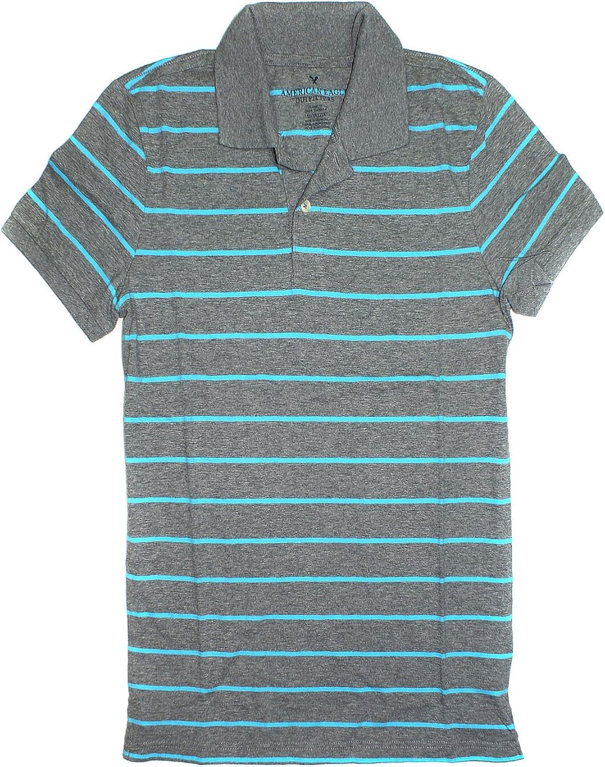 American Eagle Men's Soft Jersey Polo Golf Shirt (002) at Amazon Men’s