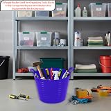 JMS 3 x Flexi Tub Garden Home 26L 42L 75L Colourful Plastic Buckets UK Made view 8