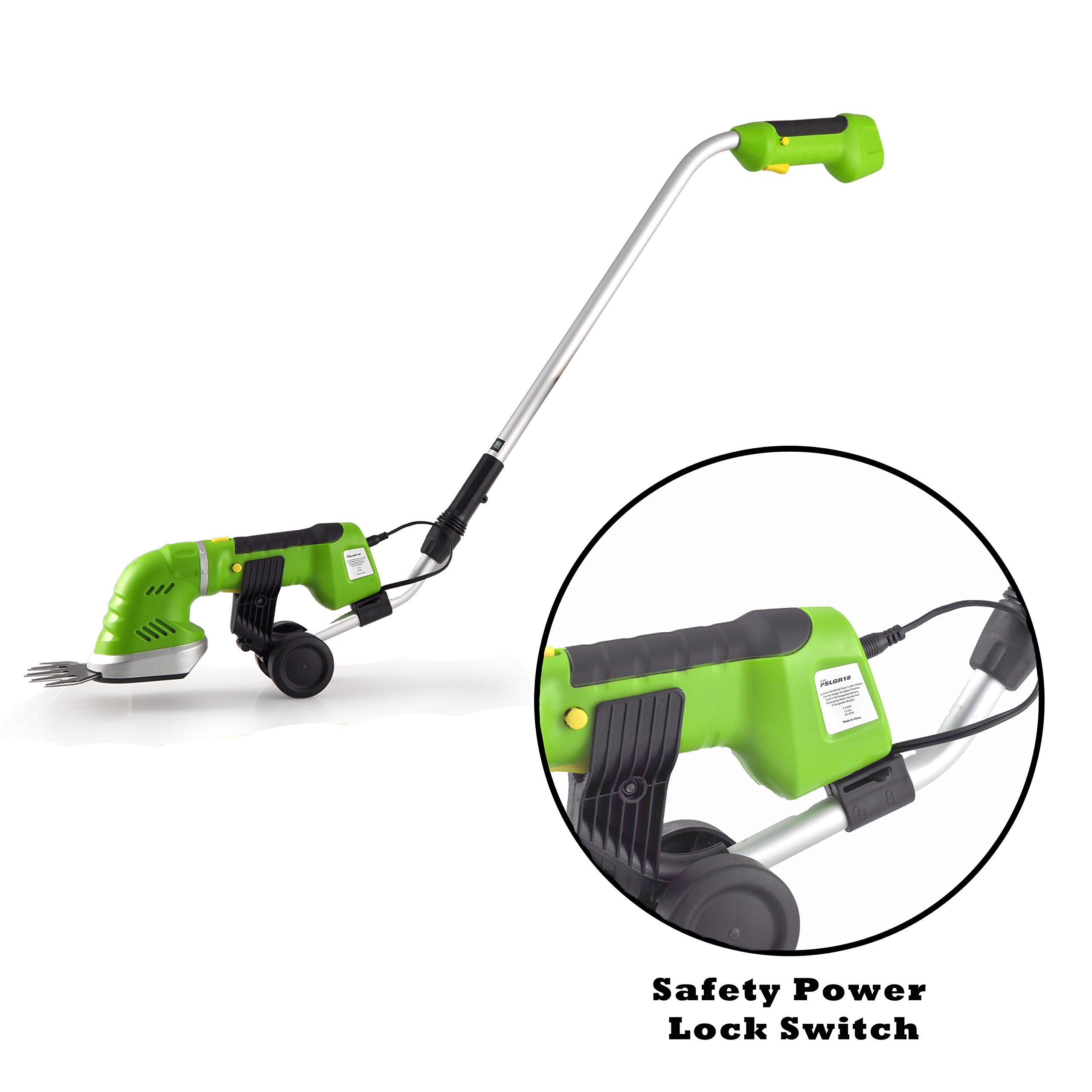 SereneLife Handheld Hedge Trimmer Cordless Hedge Trimmer Push Grass